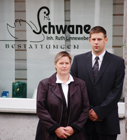 Ruth und Kai Linneweber, Bestattungen Schwane